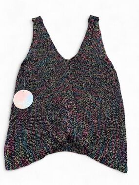 Jolie & Joy Multicolor Knit V-Neck Tank Top